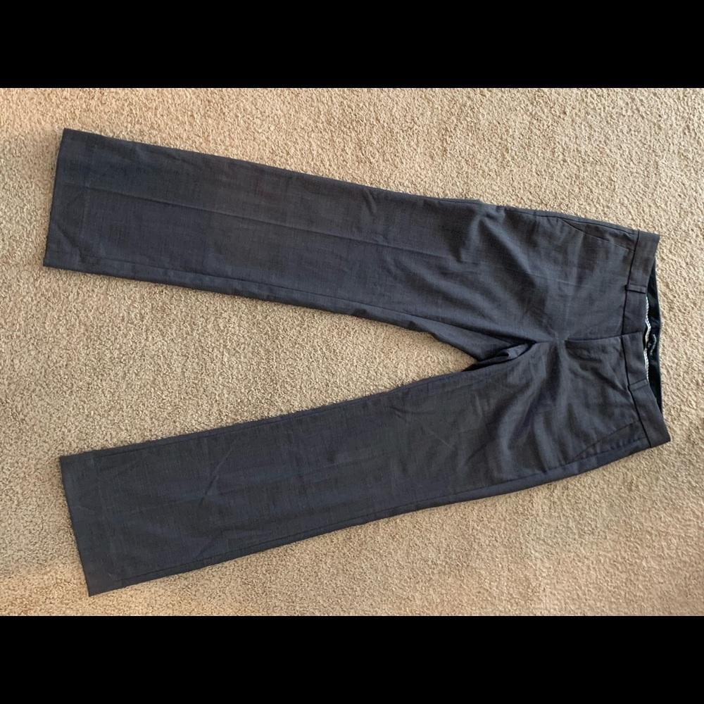 Banana Republic Gray Logan Trouser-Fit Pant